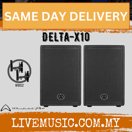 Wharfedale DELTA-X10 10" 1200W 2 Way Passive Loudspeaker- Each/Pair (DELTAX10/DELTA X10)