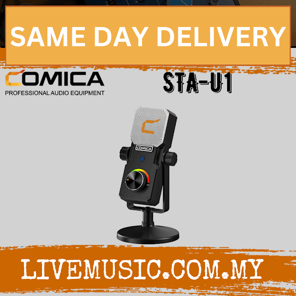 Comica Audio STA-U1 Cardioid Condenser USB Microphone (STAU1 STA U1)