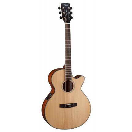 Cort SFX-E - Acoustic-Electric Guitar Ovangkol Fretboard with Gig Bag - Natural Satin (SFX E/SFXE)