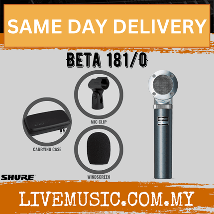 Shure Beta 181/O Small-diaphragm Condenser Microphone ( BETA181O / BETA 181O )