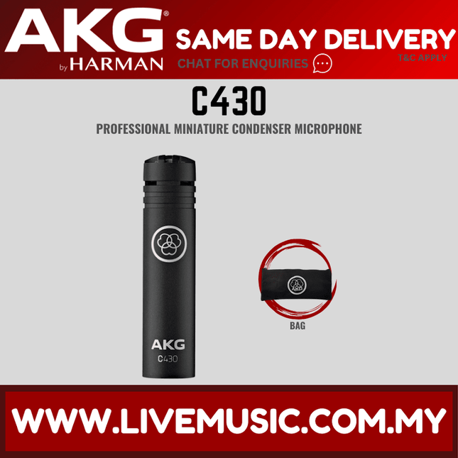 AKG C430 Small-diaphragm Condenser Microphone (C 430 C-430)