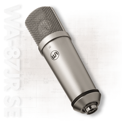Warm Audio WA-87JR SE Large-Diaphragm FET Condenser Microphone, Nickel ( WA 87JR SE WA87JRSE )