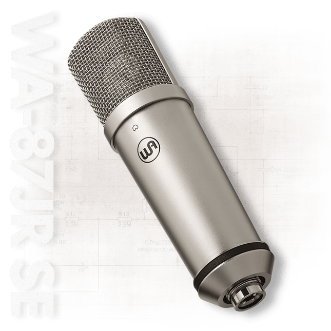 Warm Audio WA-87JR SE Large-Diaphragm FET Condenser Microphone, Nickel ( WA 87JR SE WA87JRSE )