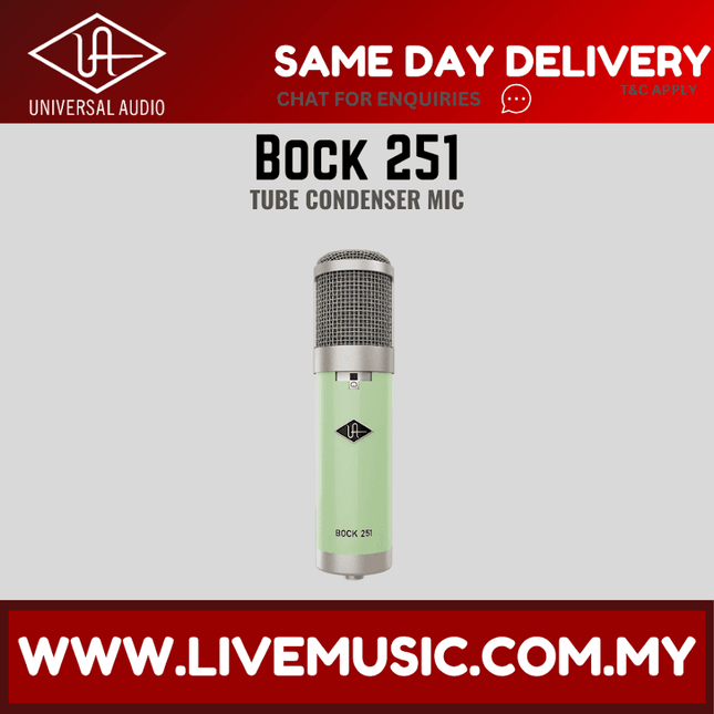 Universal Audio Bock 251 Large-diaphragm Tube Condenser Microphone ( Bock-251 / Bock251 )