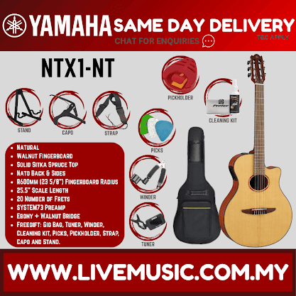 Yamaha NTX1 Nylon String Acoustic-Electric Guitar with Pickup - ( NTX-1 )