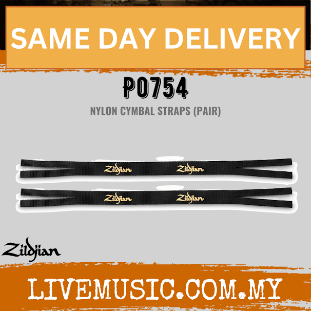 Zildjian P0754 Nylon Straps, Pair (P-0754)