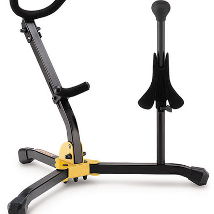 Hercules DS533BB Alto/Tenor Saxophone and Soprano Sax Stand with Bag (DS-533BB/DS533-BB)