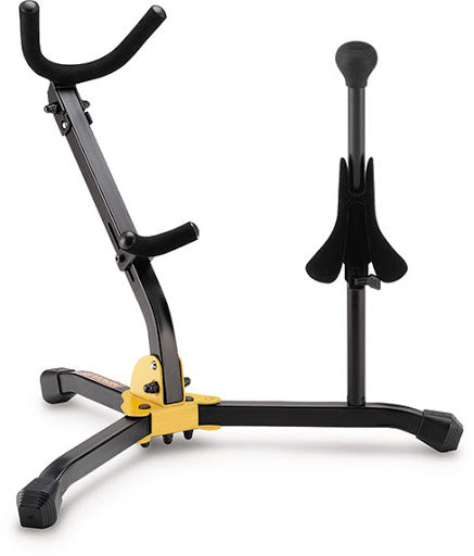Hercules DS533BB Alto/Tenor Saxophone and Soprano Sax Stand with Bag (DS-533BB/DS533-BB)