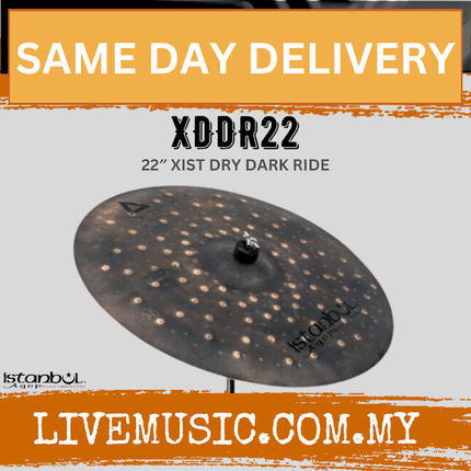 Istanbul Agop Cymbals 22" Xist Dry Dark Ride Cymbal (XDDR22 XDDR 22)