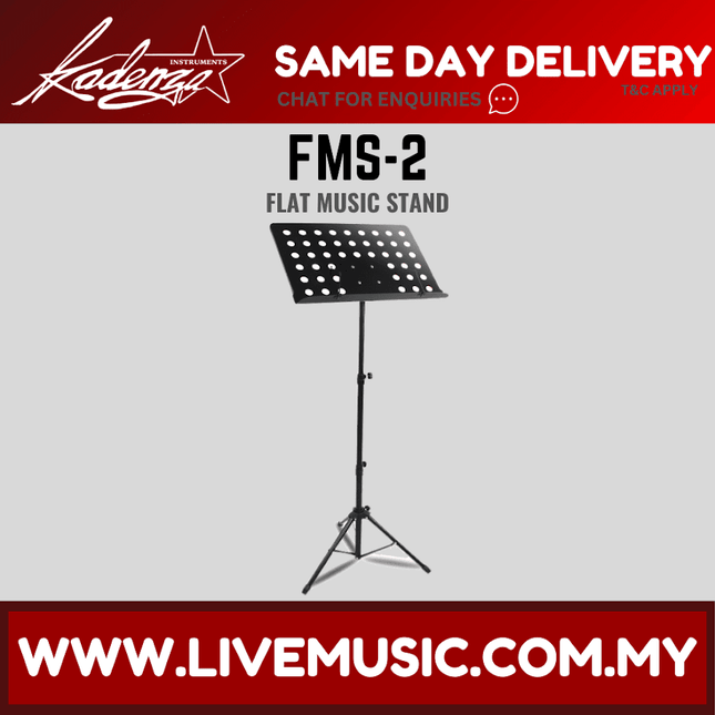 Kadenza FMS-2 Book Stand / Flat Music Note Stand for Violin, Keyboard, Guitar, Ukulele & Food Menu ( FMS2 LMC)