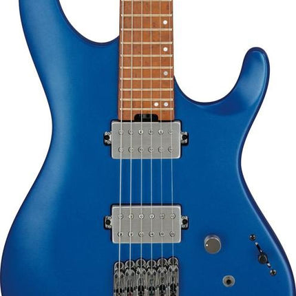 Ibanez Q52-LBM Q Series Headless 6-String Electric Guitar, Roasted Maple Fretboard - Laser Blue Matte ( Q52 / Q52LBM )
