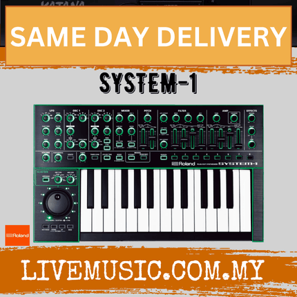 Roland System-1 25-key Plug-Out Synthesizer (System1/System 1)