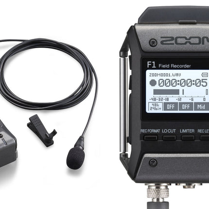 Zoom F1-LP Field Recorder And Lavalier Microphone Mic (F1LP/F1 LP)