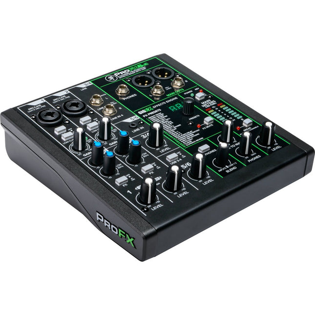 Mackie ProFX6v3 6-channel Mixer with USB and Effects (Pro FX 6V3)