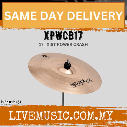 Istanbul Agop XPWCB17 17" Xist Power Crash Cymbal (XPWCB-17/XPWCB 17)