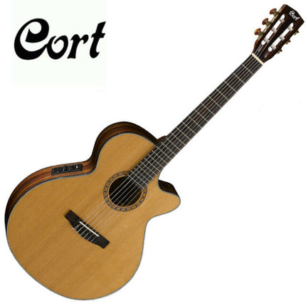 Cort CEC7 Classical Guitar with Gig Bag - Natural (CEC 7/CEC-7)