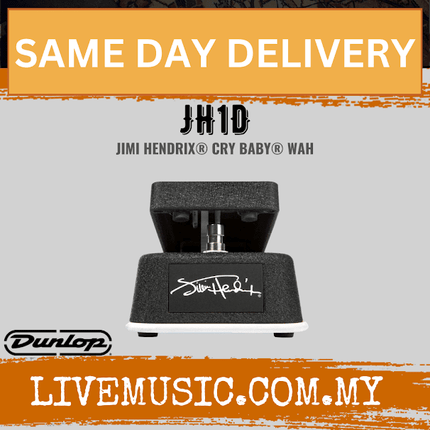 Jim Dunlop JH1D Jimi Hendrix Signature Cry Baby Wah Pedal (JH-1D / JH 1D)