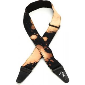 Fender Tie Dye Acid Wash Guitar Strap, Black