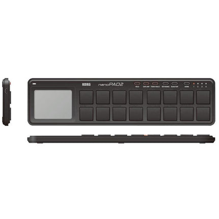 Korg nanoPAD2 Midi USB Controller, Black (Nano Pad 2/NanoPad 2/NanoPAD-2)