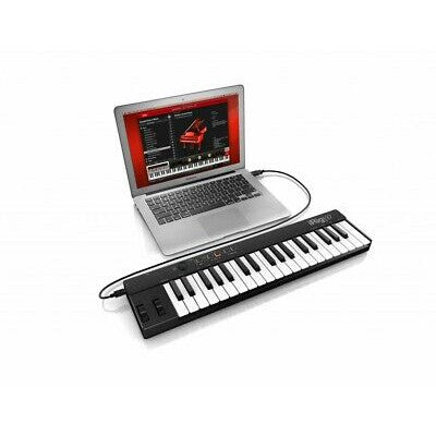 IK Multimedia iRig Keys 37 Mini - 37 Mini-key USB controller for Mac/PC - Black (Keys37/Keys-37)