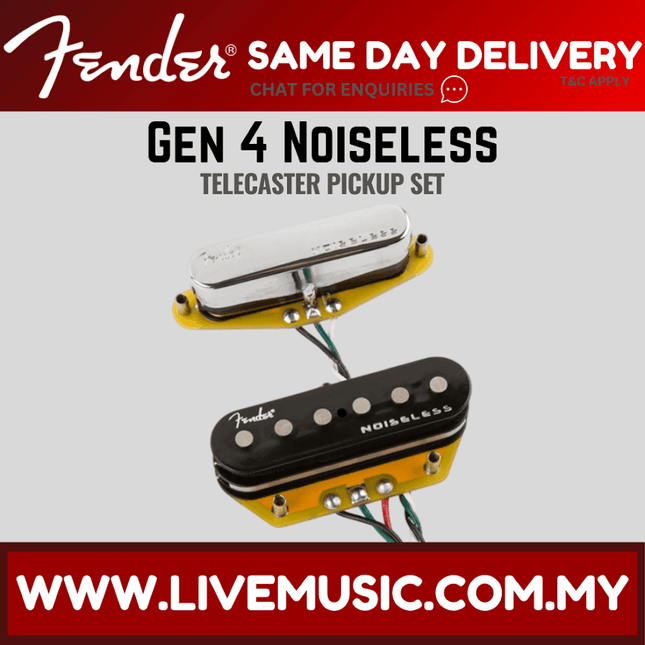 Fender Gen 4 Noiseless Telecaster Pickup Set
