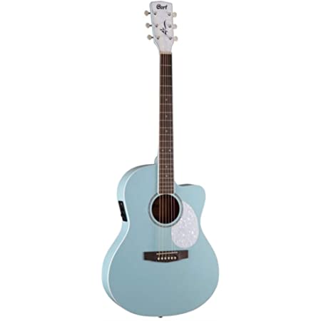 Cort JADE CLASSIC Acoustic-Electric Guitar with Gig Bag - Sky Blue Open Pore (JADE-CLASSIC/JADECLASSIC)