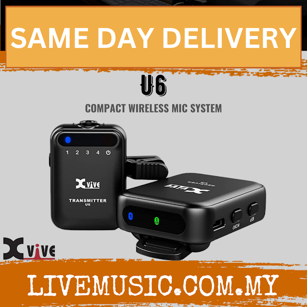 Xvive U6 Compact Wireless Mic System for DSLR Camera ( U 6 )