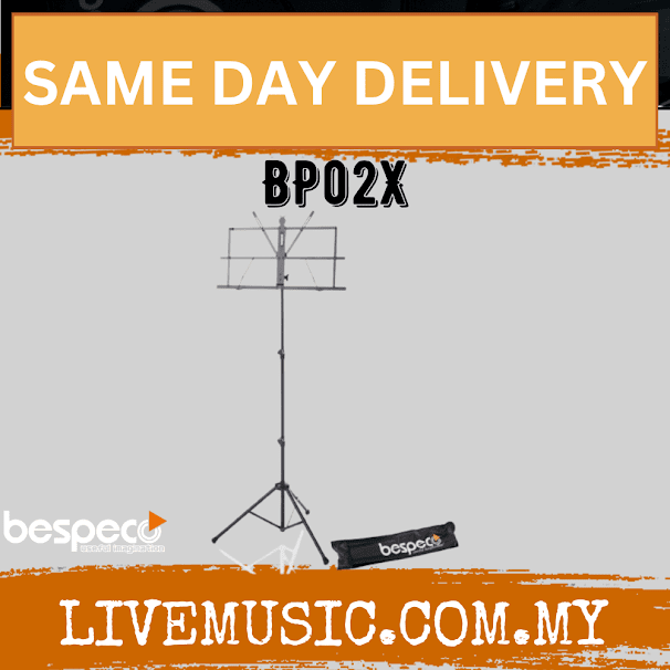 Bespeco BP02X Multi-Purpose Music Stand with Carrying Bag (  BP-02X / BP 02X )