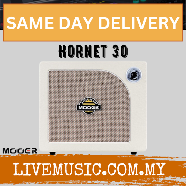Mooer Hornet 30 30-Watt Combo Guitar Amplifier - White
