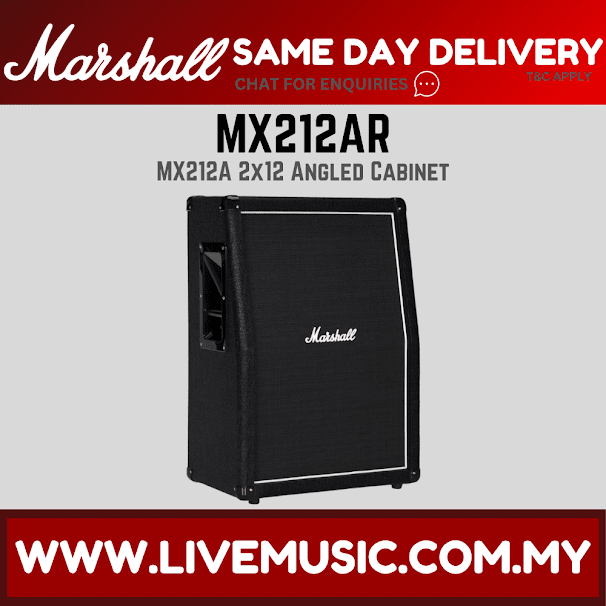 Marshall MX212AR - 160 Watt 2x12" Vertical Extension Cabinet (MX212-AR/MX212)
