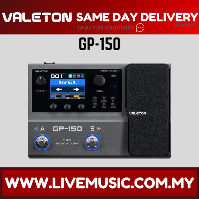 Valeton GP-150 Guitar Multi-Effect Processor ( GP150 / GP 150 )