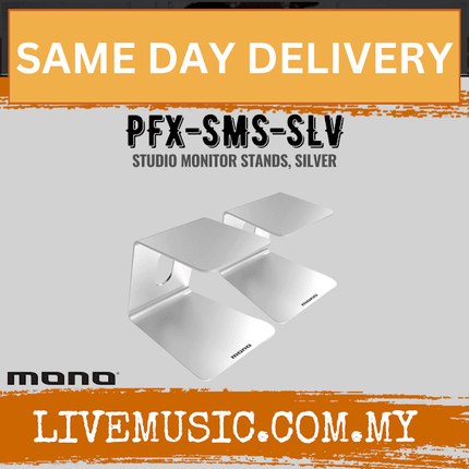 MONO Studio Monitor Stands - Silver (PFX-SMS-SLV)