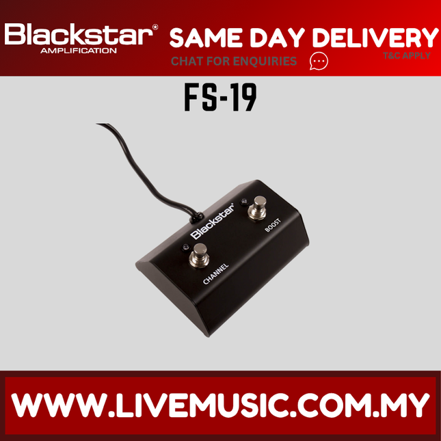 Blackstar FS-19 2 Way Footswitch ( FS 19 FS19 )