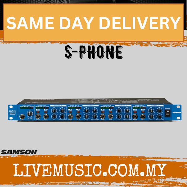 SAMSON S-PHONE HEADPHONE MIXER/AMPLIFIER ( S PHONE / SPHONE )