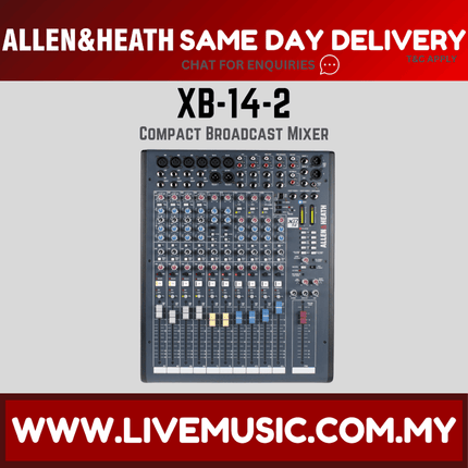 Allen & Heath XB-14-2 10-channel Broadcast Mixer ( XB2-14 / XB214 )