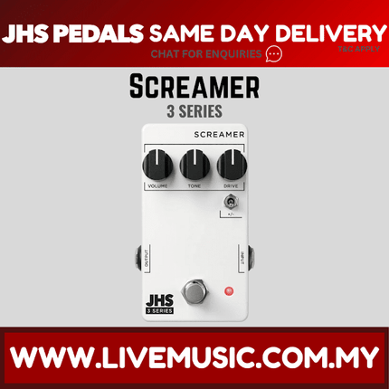 JHS 3 Series Screamer Guitar Effects Pedal
