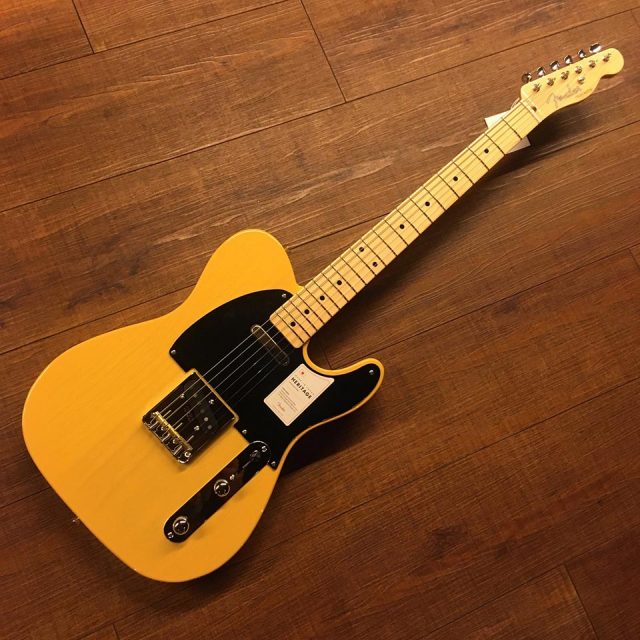 Fender Japan Heritage 50s Telecaster Electric Guitar, Maple Fretboard - Butterscotch Blonde