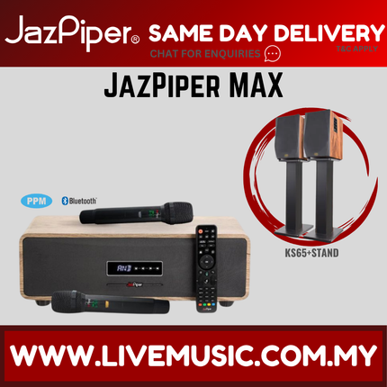 Jazpiper Max 2.1 Family Karaoke Soundbar w/Subwoofer Hifi Active Speaker ( JAZPIPERMAX JAZPIPER-MAX )