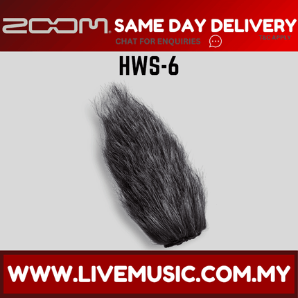 Zoom HWS-6 Hairy Windscreen for Shotgun Microphones ( HWS 6 / HWS6 )