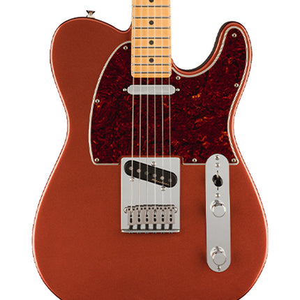 Fender Player Plus Telecaster Electric Guitar, Maple Fretboard - Aged Candy Apple Red