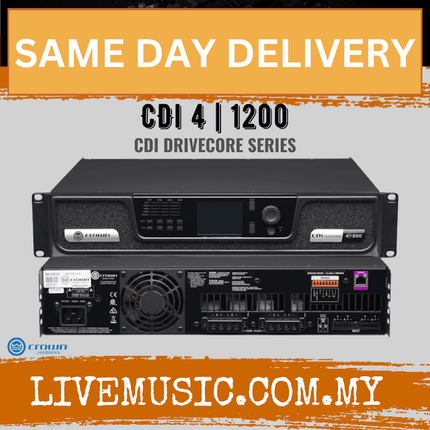Crown CDi DriveCore 4|1200 Power Amplifier ( CDi-4|1200 / CDi4|1200 )