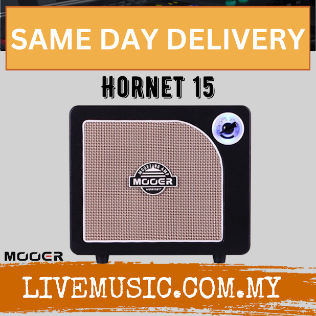 Mooer Hornet 15-Watt Modeling Guitar Amplifier - Black
