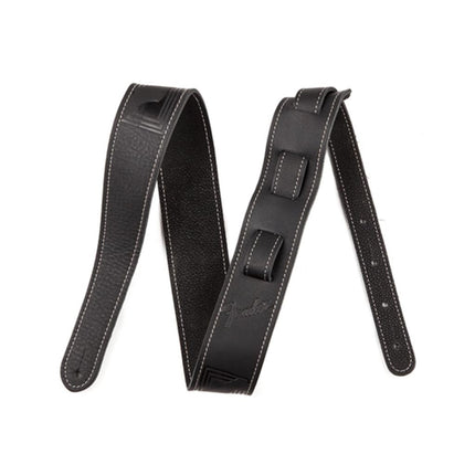 Fender Monogrammed Leather Guitar Strap - Black
