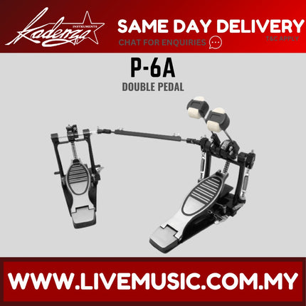 Kadenza P6A Bass Drum Double Pedal (P-6A/P 6A)