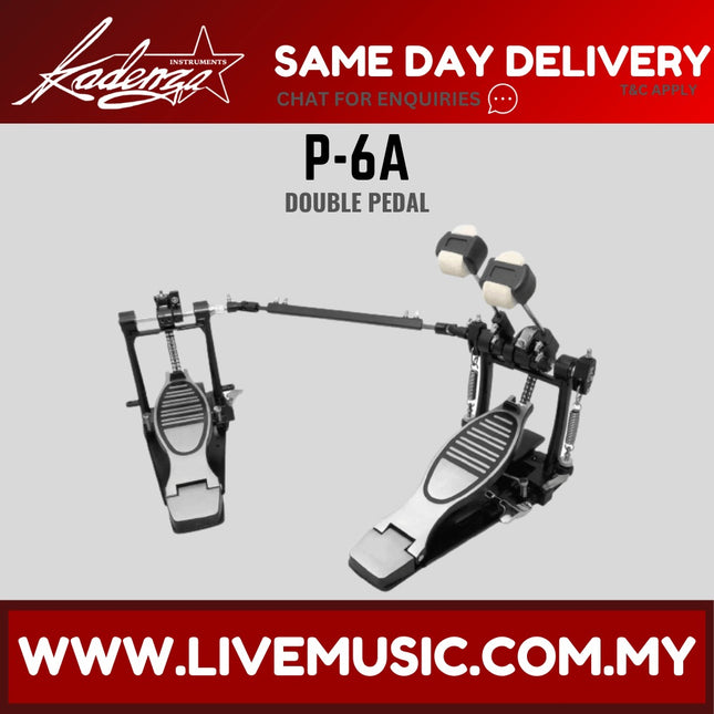 Kadenza P6A Bass Drum Double Pedal (P-6A/P 6A)