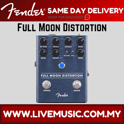 Fender Full Moon Distortion Guitar Effects Pedal