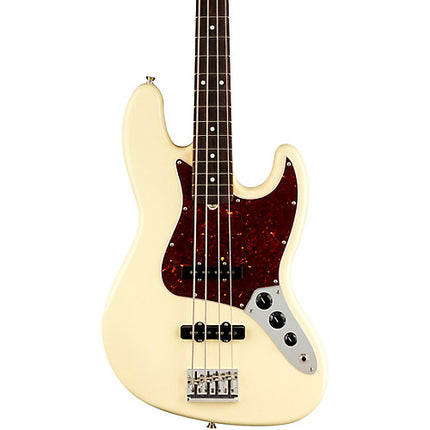 Fender American Professional II Jazz Bass Electric Guitar, Rosewood Fretboard - Olympic White