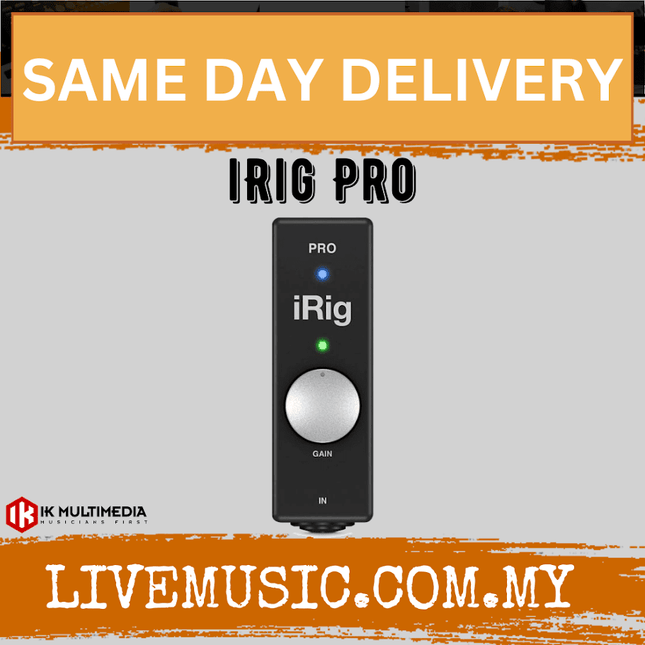 IK Multimedia iRig Pro - Audio MIDI Interface