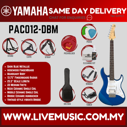 Yamaha PAC012 Pacifica Electric Guitar w/Accessories - ( PAC 012 / PAC-012 )