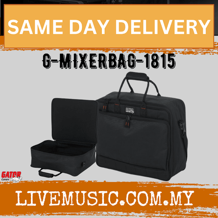 Gator G-MIXERBAG-1815 Mixer Bag fits Behringer Xenyx X1832USB, Soundcraft EFX12 & EPM12 (GMixer1815/G MIXERBAG 1815)